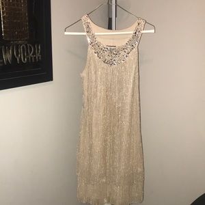 Gold Shimmery Cocktail Dress